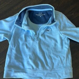 Vineyard Vines Blue Quarter-Zip Sweatshirt